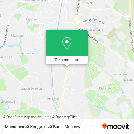 Московский Кредитный Банк map