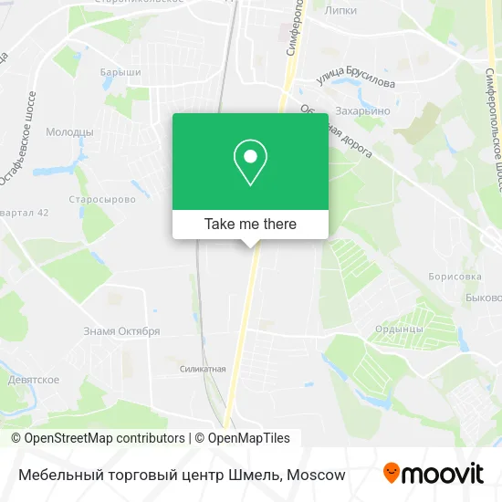 Мебельный торговый центр Шмель map