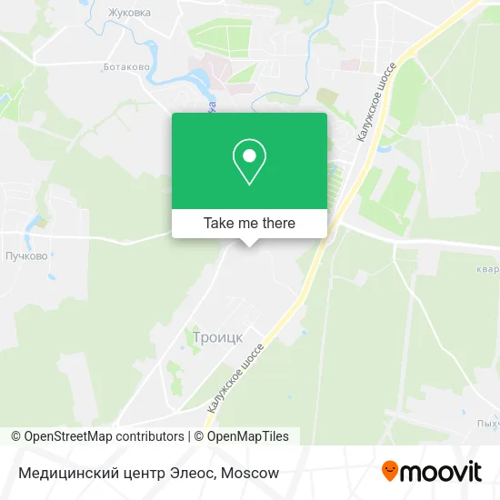 Медицинский центр Элеос map