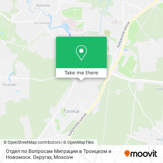Отдел по Вопросам Миграции в Троицком и Новомоск. Округах map