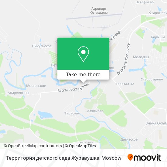 Территория детского сада Журавушка map