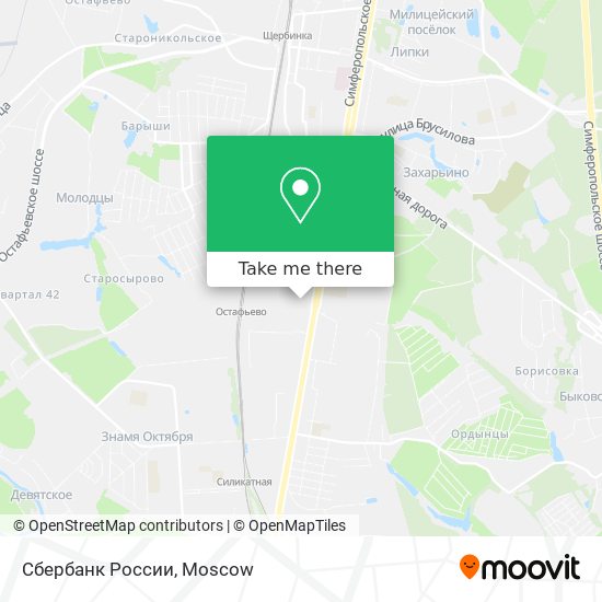 Сбербанк России map