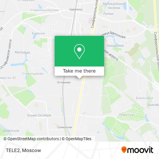 TELE2 map