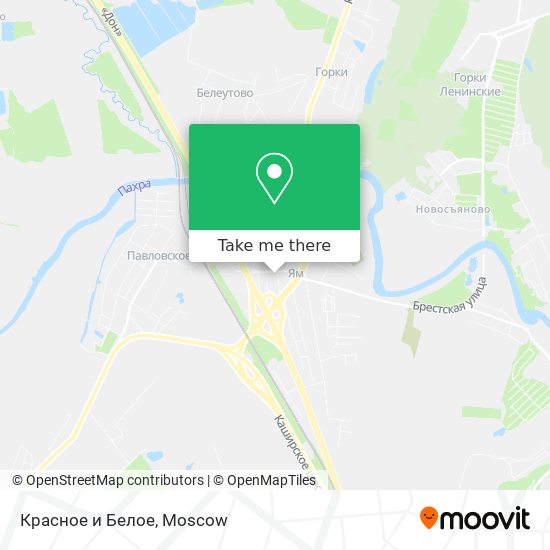 Красное и Белое map