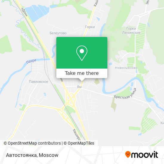 Автостоянка map