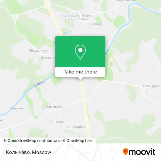 Колычёво map