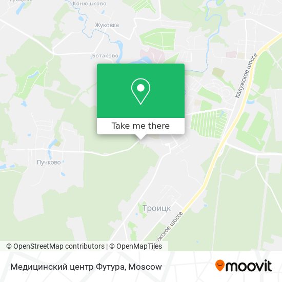 Медицинский центр Футура map