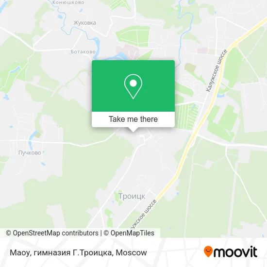 Маоу, гимназия Г.Троицка map