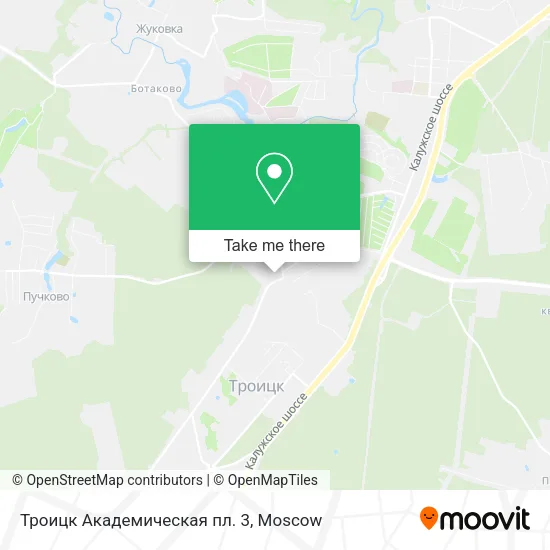 Троицк Академическая пл. 3 map