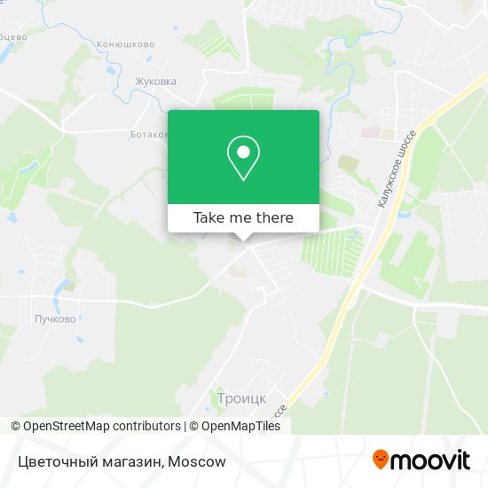 Цветочный магазин map