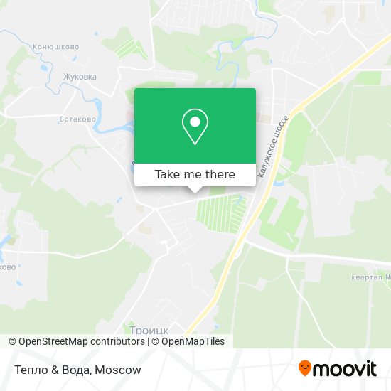 Тепло & Вода map