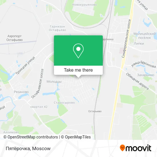 Пятёрочка map