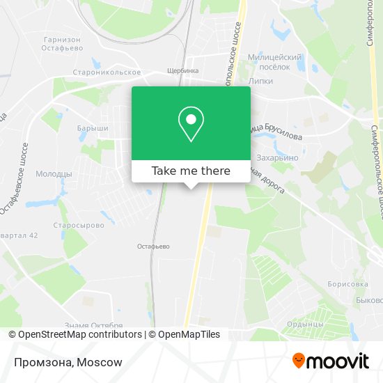 Промзона map