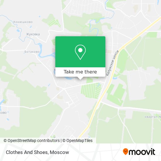 Clothes And Shoes map