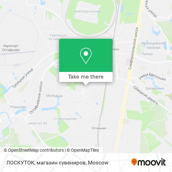 ЛОСКУТОК, магазин сувениров map