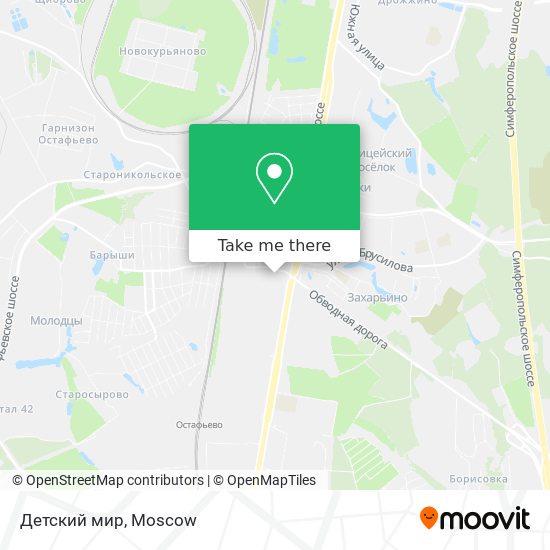 Детский мир map