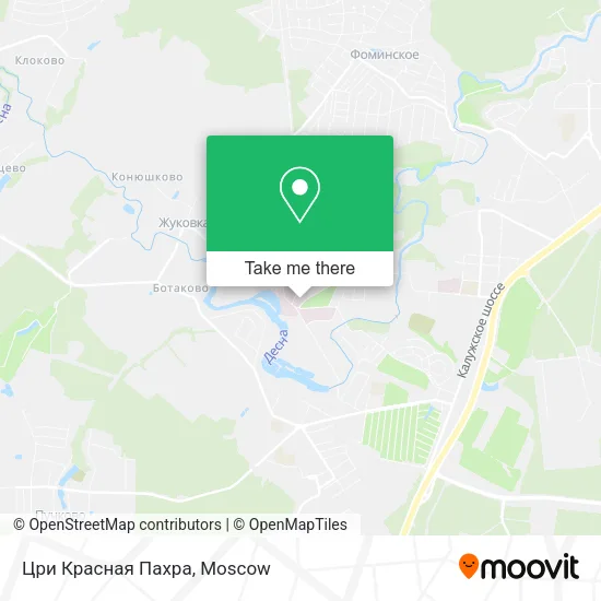 Цри Красная Пахра map