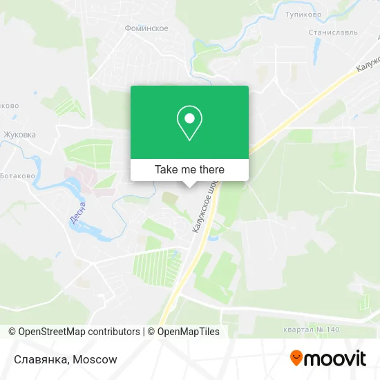 Славянка map