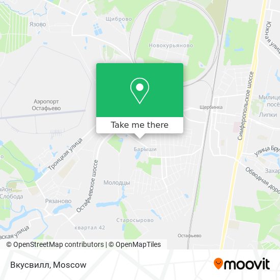 Вкусвилл map