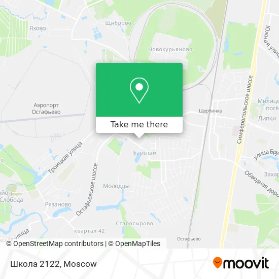 Школа 2122 map