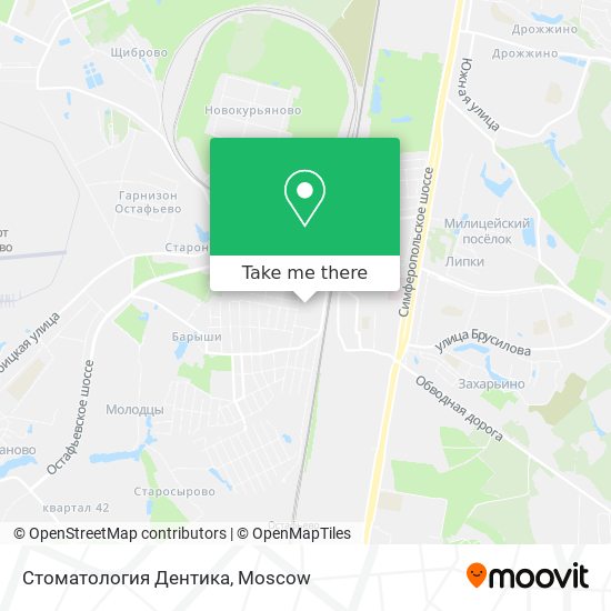 Стоматология Дентика map