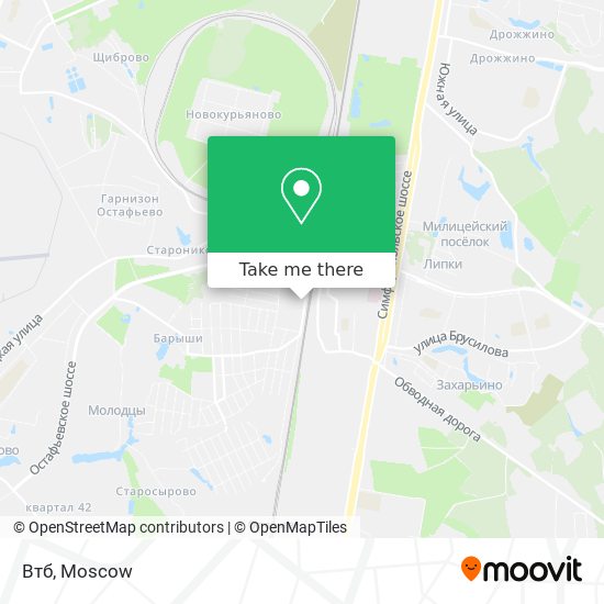 Втб map