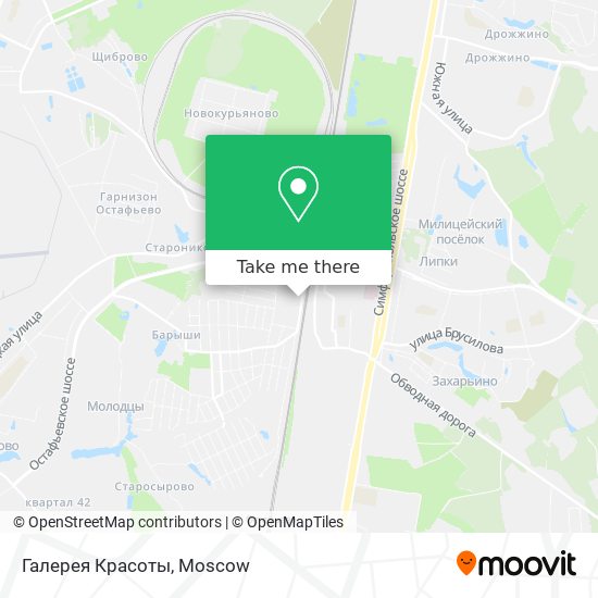 Галерея Красоты map