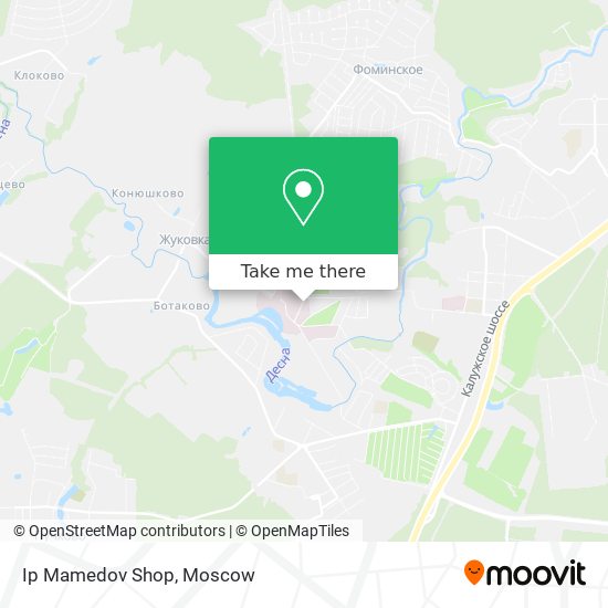 Ip Mamedov Shop map