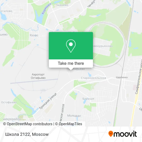 Школа 2122 map
