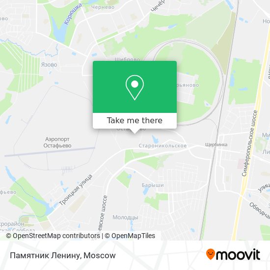 Памятник Ленину map
