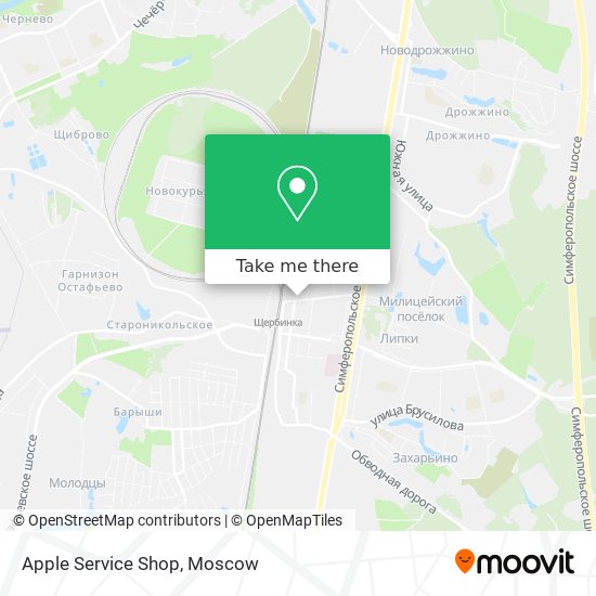 Apple Service Shop map
