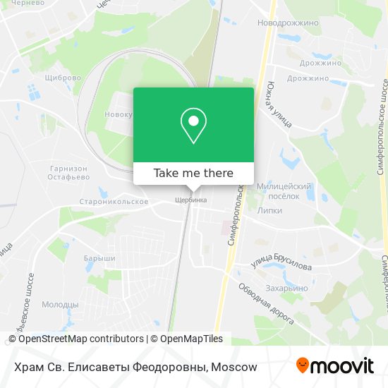 Храм Св. Елисаветы Феодоровны map