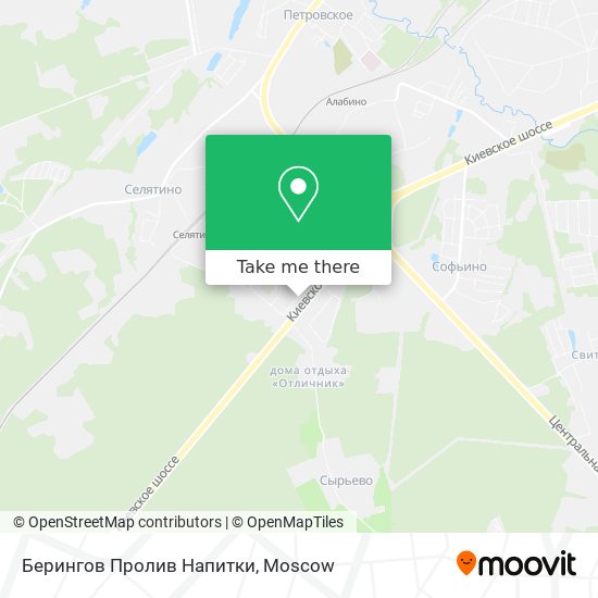 Берингов Пролив Напитки map