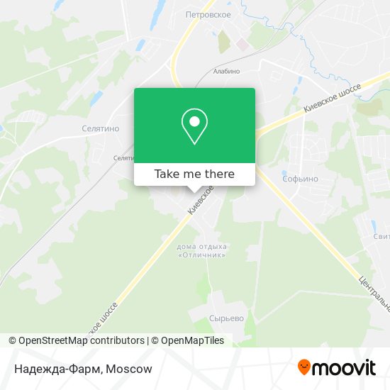Надежда-Фарм map