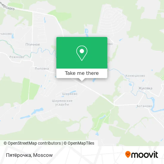 Пятёрочка map