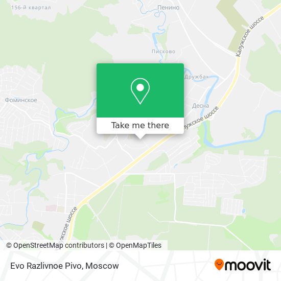 Evo Razlivnoe Pivo map