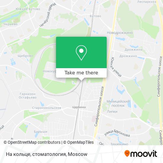 На кольце, стоматология map