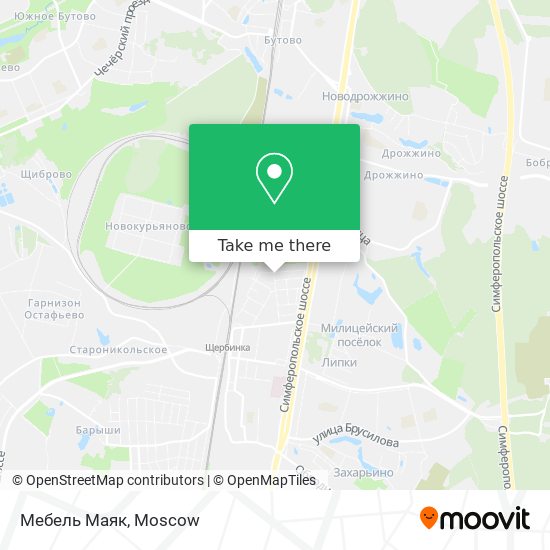 Мебель Маяк map