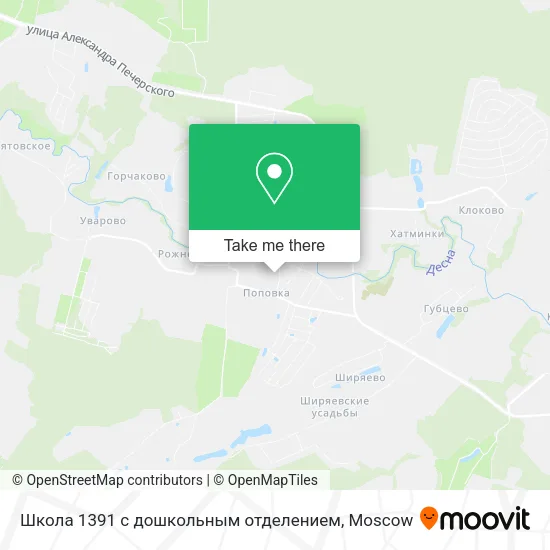Школа 1391 с дошкольным отделением map