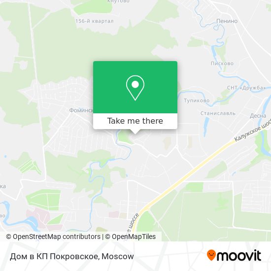 Дом в КП Покровское map