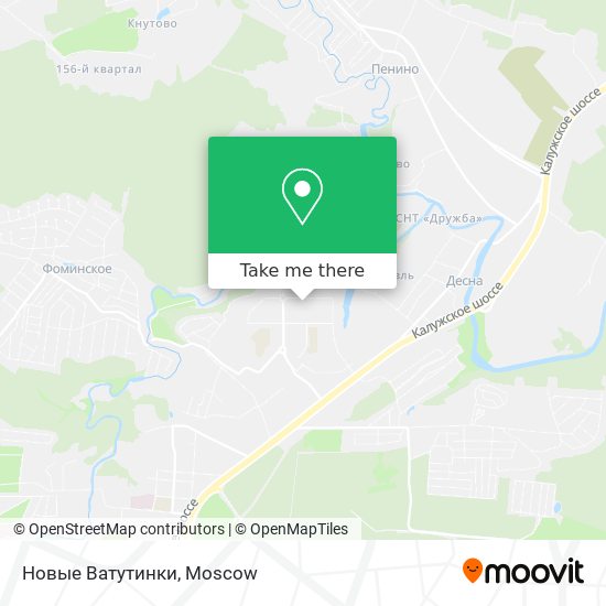 Новые Ватутинки map