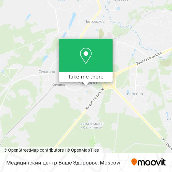Медицинский центр Ваше Здоровье map