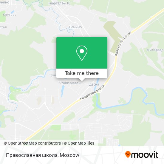Православная школа map