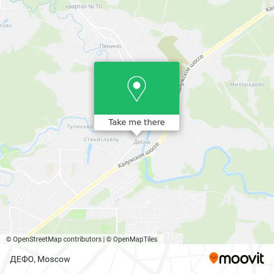ДЕФО map