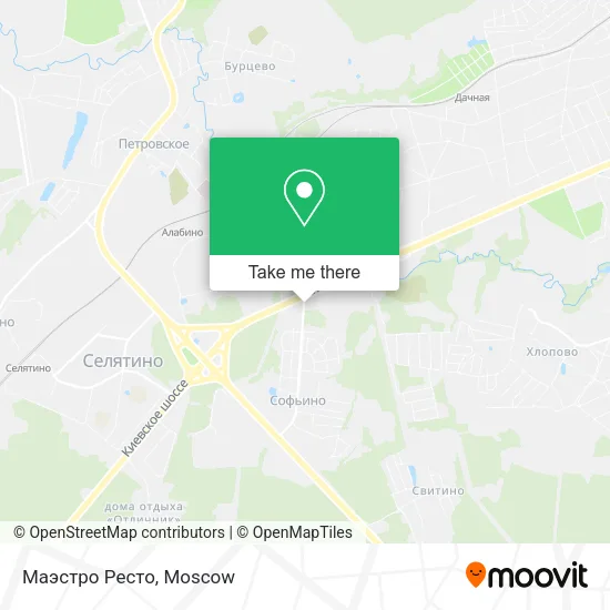 Маэстро Ресто map