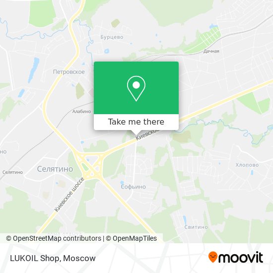 LUKOIL Shop map