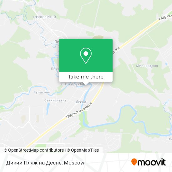 Дикий Пляж на Десне map