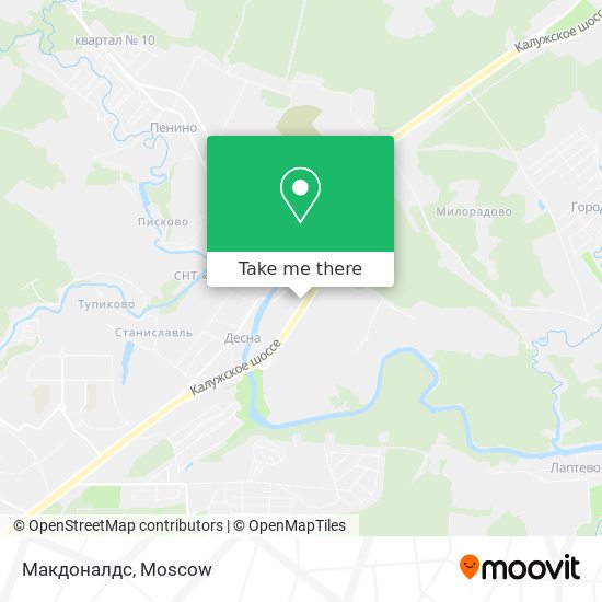 Макдоналдс map