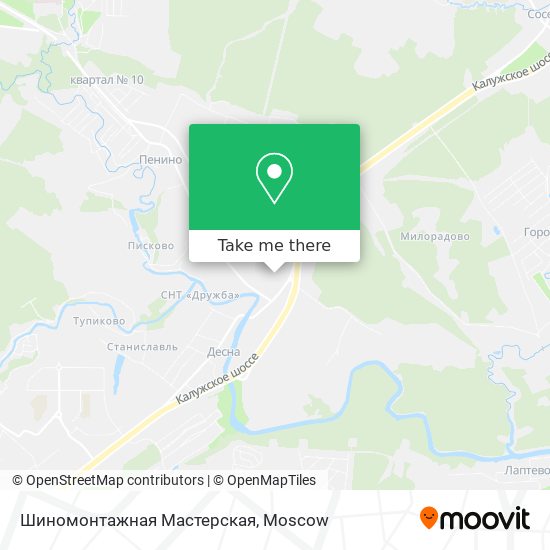 Шиномонтажная Мастерская map