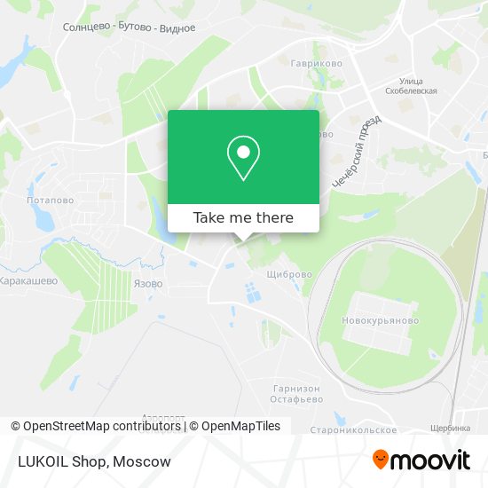 LUKOIL Shop map